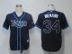 Baseball Jerseys tampa bay rays #34 niemann dark blue(cool base)
