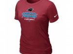 Women Carolina Panthers red T-Shirt