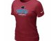 Women Carolina Panthers red T-Shirt