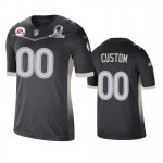Cleveland Browns Custom Anthracite 2021 AFC Pro Bowl Game Jersey