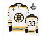 nhl boston bruins #33 chara white [2013 stanley cup]