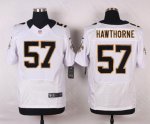nike new orleans saints #57 hawthorne white elite jerseys