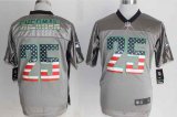 nike nfl seattle seahawks #25 sherman grey [Elite USA Flag Fashi