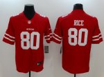 Mens San Francisco 49ers #80 Jerry Rice Nike Red Retired Player Vapor Untouchable Limited NFL Jerseys