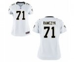Women New Orleans Saints #71 Ryan Ramczyk Nike White 2017 Draft Pick Game Jersey