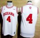 ncaa Hoosiers #4 victor Oladipo white jerseys [10 Patch Basketba