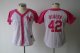 women new york yankees #42 rivera white and pink(2012 new)cheap