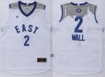 2016 nba all star washington wizards #2 john wall white jerseys