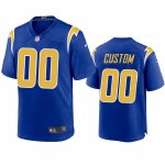 Los Angeles Chargers Custom Royal 2020 Game Jersey