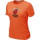 women nba miami heat big & tall primary logo oranger T-Shirt