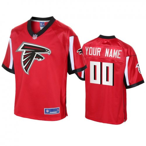 Atlanta Falcons Custom Red Icon Jersey - Men\'s