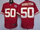 nike nfl washington redskins #50 justin houston elite red jersey