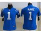 nike women nfl indianapolis colts #1 mcafee blue jerseys
