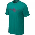 nba houston rockets big & tall primary logo L.green T-Shirt