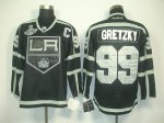 nhl los angeles kings #99 gretzky full black jerseys [2012 stanl