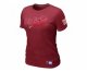 Women Washington Nationals Red Nike Short Sleeve Practice T-Shir