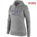 Buffalo Bills Women Nike Heart & Soul Pullover Hoodie Light grey