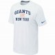 New York Giants T-shirts white