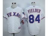 MLB Texas Rangers #84 Prince Fielder White jerseys