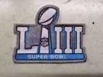 2019 Super Bowl LIII Patch Stitched logo Super Bowl 53 Jerseys Patch