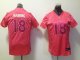 nike women nfl denver broncos #18 manning pink jerseys