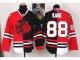 NHL Chicago Blackhawks #88 Patrick Kane Red Black Split Red Shul