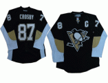 nhl pittsburgh penguins #87 crosby black jerseys [new]