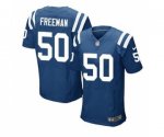 nike nfl indianapolis colts #50 freeman elite blue [freeman]