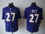 nike nfl baltimore ravens #27 ray rice purple [nike limited Art