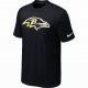 Baltimore Ravens sideline legend authentic logo dri-fit T-shirt