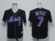 Baseball Jerseys new york mets #7 reyes black(cool base)