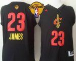 nba cleveland cavaliers #23 lebron james black new fashion the finals patch stitched jerseys