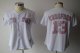 women Baseball Jerseys boston red sox #13 crawford white[pink nu