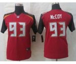 nike youth nfl tampa bay buccaneers #93 mccoy red [nike limited]