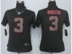 Womens Nike Tampa Bay Buccaneers #3 Winston Black Impact Jerseys
