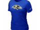 Women Baltimore Ravens Blue T-Shirts