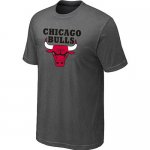 nba chicago bulls big & tall primary logo D.Grey T-shirt