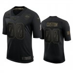 Baltimore Ravens Custom Black 2020 Salute To Service Limited Jersey