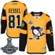 Men Pittsburgh Penguins #81 Phil Kessel Gold 2017 Stadium Series Stanley Cup Finals Champions Stitched NHL Jersey