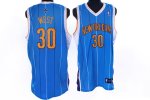 Basketball Jerseys new orleans hornets #30 west blue(stripe)