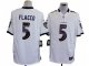 nike nfl baltimore ravens #5 flacco white jerseys [game]