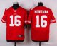 nike san francisco 49ers #16 montana red elite jerseys