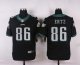 nike philadelphia eagles #86 ertz elite black jerseys
