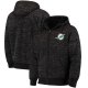 Football Miami Dolphins G III Sports By Carl Banks Discovery Sherpa Full Zip Jacket Heathered Black