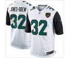 nike nfl jacksonville jaguars #32 jones-drew white [new game]