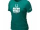 Women Indianapolis Colts Light Green T-Shirt