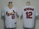 Baseball Jerseys st.louis cardinals #12 molina white(cool base)