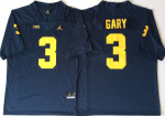 Michigan Wolverines Navy #3 Rashan Gary College Jersey