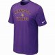 Minnesota Vikings T-shirts purple