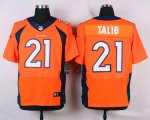 nike denver broncos #21 talib orange elite jerseys